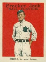 1914 Cracker Jack #113 George Suggs Baseball Card