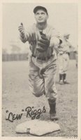 1936 Goudey Premiums-Type 1-Wide Pen # Lew Riggs Baseball Card