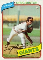 1980 Topps #588 Greg Minton Baseball Card