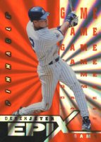 1998 Pinnacle Epix  #E8 Derek Jeter Game-Orange Baseball Card