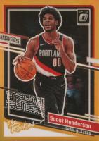 2023 Panini Donruss Optic the Rookies #3 Scoot Henderson Gold Basketball Card
