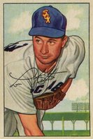 1952 Bowman #221 Lou Kretlow Baseball Card
