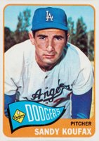 1965 Topps #300 Sandy Koufax Baseball Card