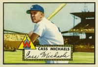 1952 Topps #178 Cass Michaels Cream back Baseball Card
