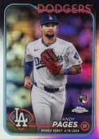 2024 Topps Chrome Update #USC186 Andy Pages Refractor Baseball Card