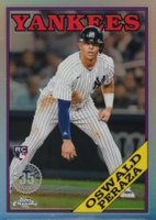 2023 Topps Chrome 1988 Topps Baseball #88BC16 Oswald Peraza Baseball Card