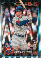 2024 Topps Chrome #16 Pete Crow-Armstrong Raywave Baseball Card