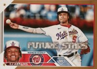 2023 Topps #35 CJ Abrams Gold Baseball Card