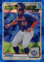 2020 Bowman Draft Chrome Sapphire Edition #BD143 Francisco Alvarez Baseball Card