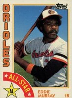 1984 Topps Tiffany #397 Eddie Murray Baseball Card