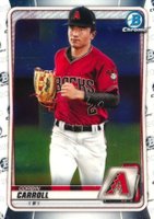 2020 Bowman Chrome Prospects #BCP222 Corbin Carroll Baseball Card