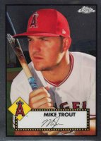 2021 Topps Chrome Platinum Anniversary #156 Mike Trout Baseball Card