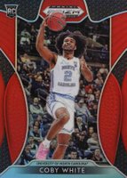 2019 Panini Prizm Draft Picks #70 Coby White Red Prizm Basketball Card