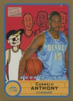 2003 Bazooka #278 Carmelo Anthony Gold Basketball Card