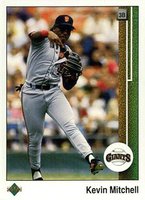 1989 Upper Deck #163 Kevin Mitchell Baseball Card