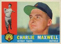 1960 Topps #443 Charlie Maxwell Baseball Card