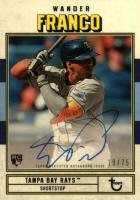 2022 Topps Brooklyn Collection Autograph #WF Wander Franco Baseball Card