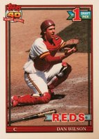 1991 Topps Tiffany #767 Dan Wilson Baseball Card