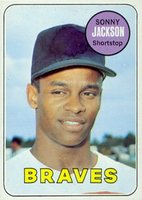 1969 Topps #53 Sonny Jackson Baseball Card