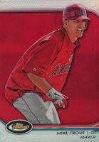 2012 Finest #78 Mike Trout Red Refractor Baseball Card