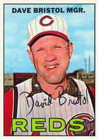 1967 Topps #21 Dave Bristol Baseball Card