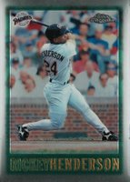 1997 Topps Chrome #39 Rickey Henderson Baseball Card