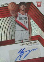 2022 Panini Revolution Rookie Autographs #RASHS Shaedon Sharpe Basketball Card