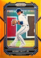 2023 Panini Prizm #254 Bobby Witt Jr. Gold Baseball Card