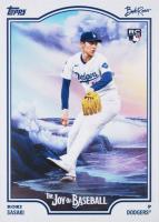 2025 Topps X Bob Ross the Joy of Baseball #100-SP Roki Sasaki Beauty Is Everywhere Baseball Card