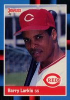 1988 Donruss #492 Barry Larkin Baseball Card