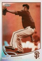 2013 Topps Chrome #64 Tim Lincecum Sepia Refractor Baseball Card