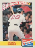 1989 Bazooka #3 Wade Boggs Baseball Card