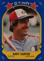 1981 Fleer Star Stickers #73 Gary Carter Baseball Card