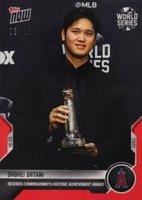 2021 Topps Now #1010 Shohei Ohtani Red Baseball Card