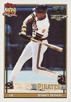 1991 Topps Desert Shield #570 Barry Bonds Baseball Card