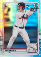 2020 Bowman Draft #BD17 Jesse Franklin V Chrome-Refractor Baseball Card