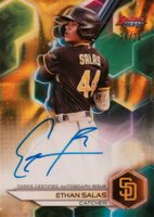 2023 Bowman's Best Best of 2023 Autographs #B23ES Ethan Salas Gold Lava Baseball Card