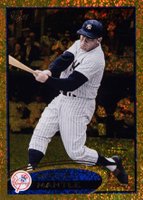 2012 Topps #7 Mickey Mantle Error 3B Twice-Gold Sparkle Baseball Card