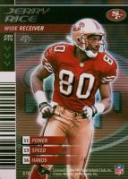 2001 NFL Showdown  #378 Jerry Rice 1st Edition Football Card
