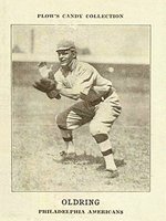 1912 Plow's Candy # Rube Oldring Baseball Card