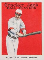1915 Cracker Jack #55 Dick Hoblitzel Correct spell Hoblitzell Baseball Card
