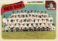 1980 Topps #689 Red Sox Team Baseball Card
