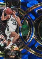 2023 Panini Select #134 Andre Jackson Jr. Blue Cracked Ice Basketball Card