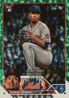 2023 Topps Update #US20 Kodai Senga Green Foil Baseball Card