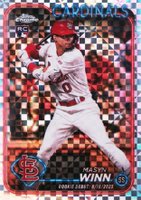 2024 Topps Chrome Update #USC23 Masyn Winn X-Fractor Baseball Card