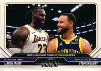2023 Panini Instant #296 LeBron James/Stephen Curry Basketball Card