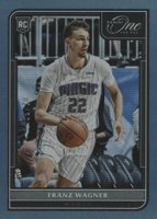 2021 Panini One and One #107 Franz Wagner Blue Basketball Card