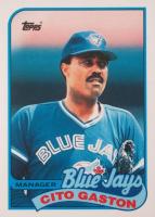 1989 Topps Traded #36T Cito Gaston Baseball Card