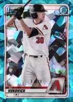 2020 Bowman Draft Chrome Sapphire Edition #BD150 AJ Vukovich Aqua Baseball Card