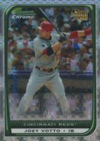 2008 Bowman Chrome Draft #BDP9 Joey Votto Xfractor Baseball Card